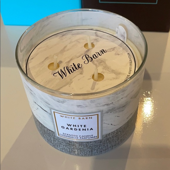 White Barn Accents New White Gardenia Scented Candle By White Barn Poshmark